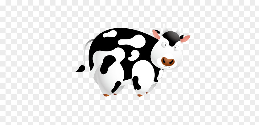 Dairy Cow Cattle Cartoon PNG