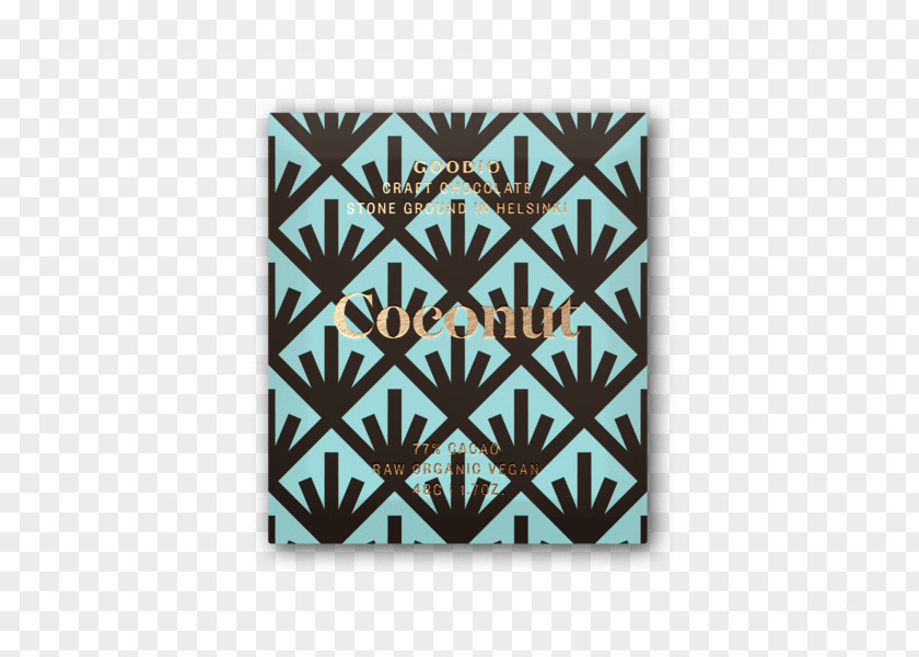 Hand-painted Coconut Milk Chocolate Bar Goodio Factory Raw PNG