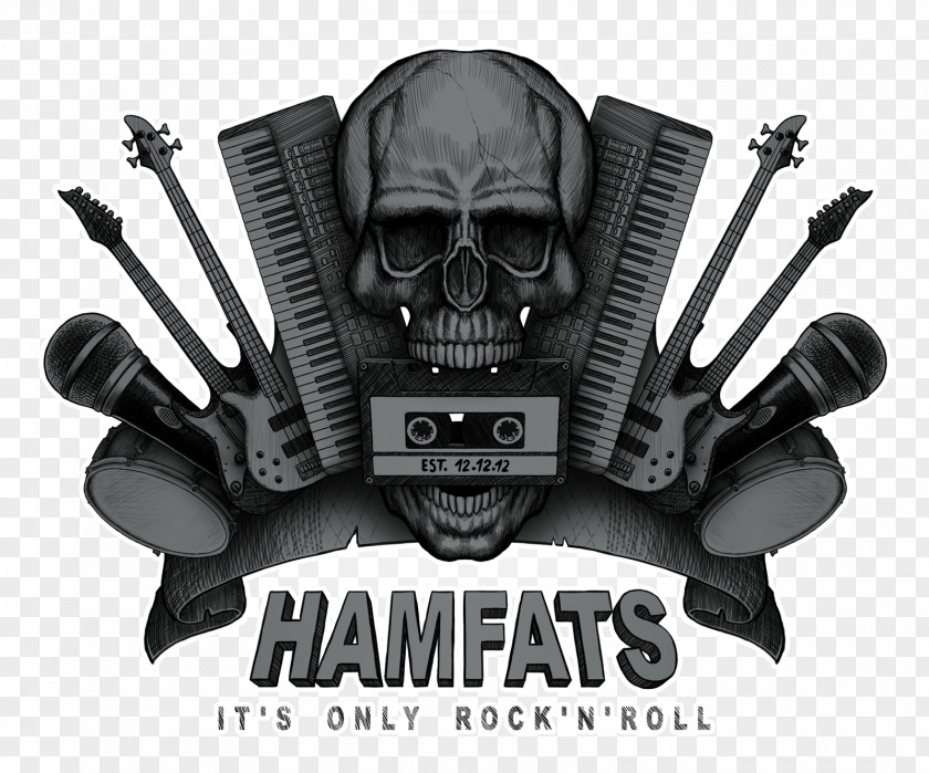 It's Only Rock 'n Roll Logo Brand White Font PNG