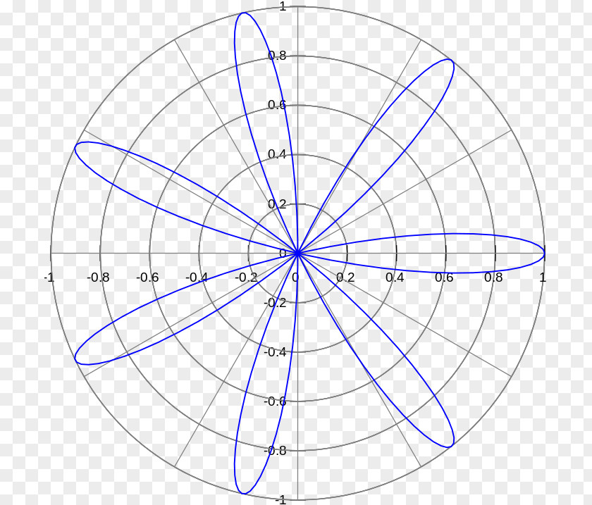 Rose Polar Coordinate System Curve Graph Of A Function Petal PNG