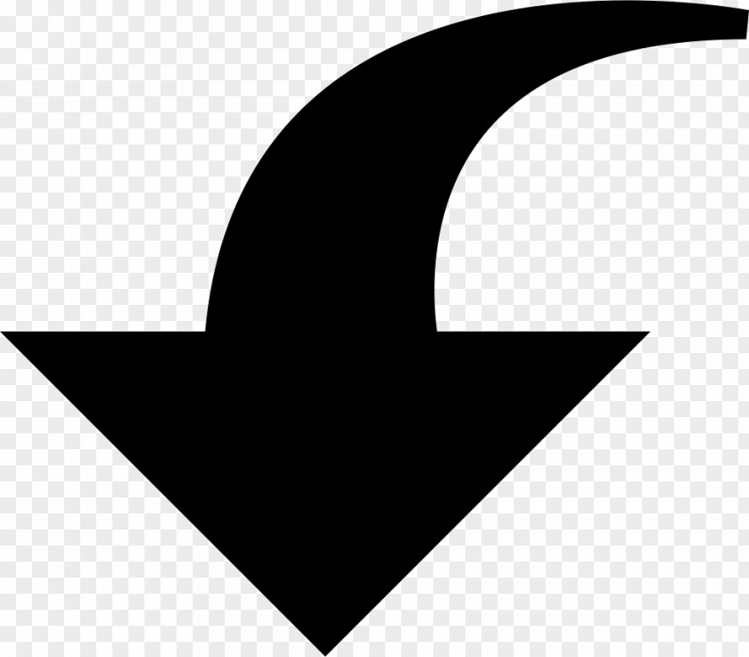 Rounded Arrow Curve PNG