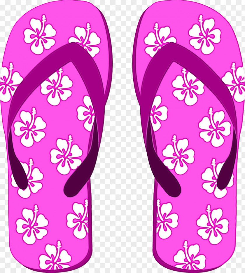 Shoe Slipper Footwear Flip-flops Pink Magenta Purple PNG