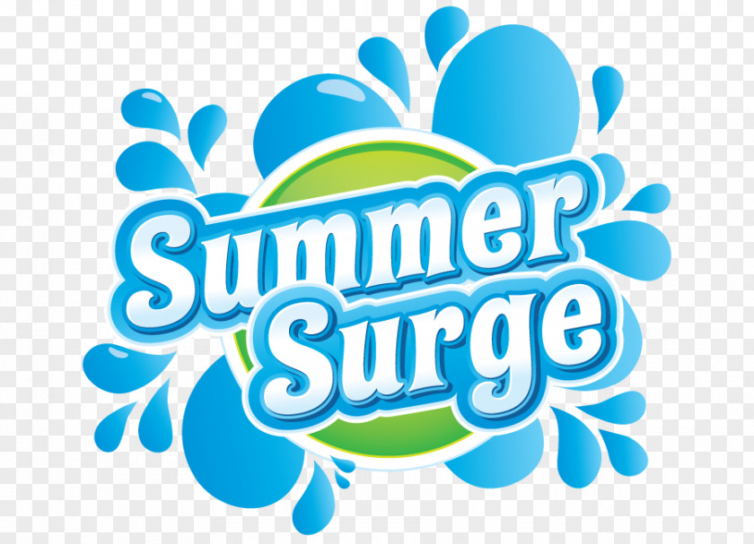 Swimming Child Camp Baldwin Elberta Summer SURGE Student Ministries Logo PNG