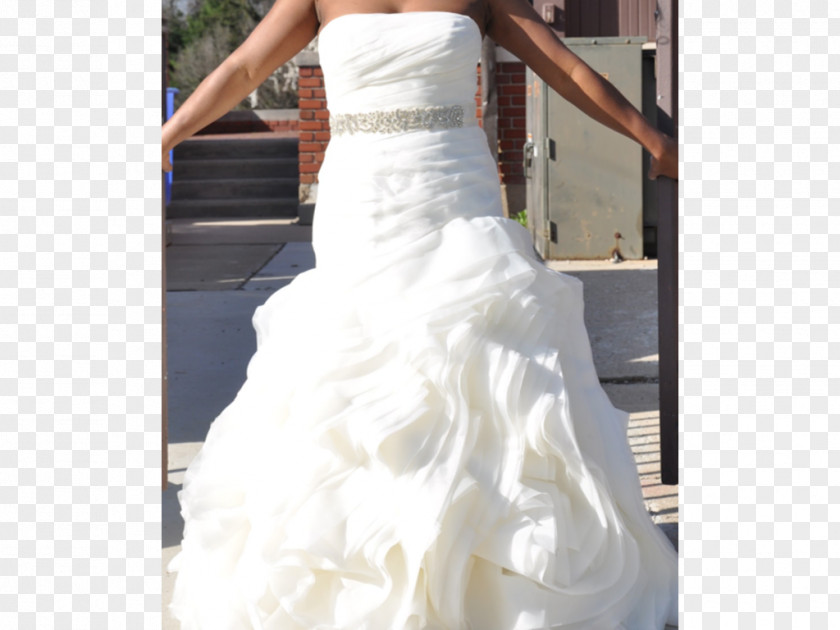 White Wedding Dress Shoulder Party Gown PNG