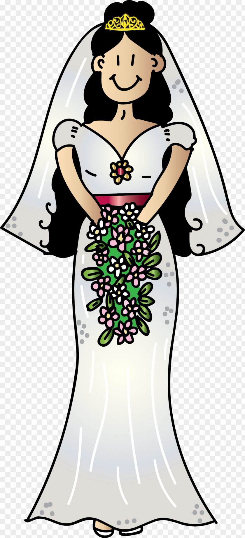 Woman Art Costume Design PNG
