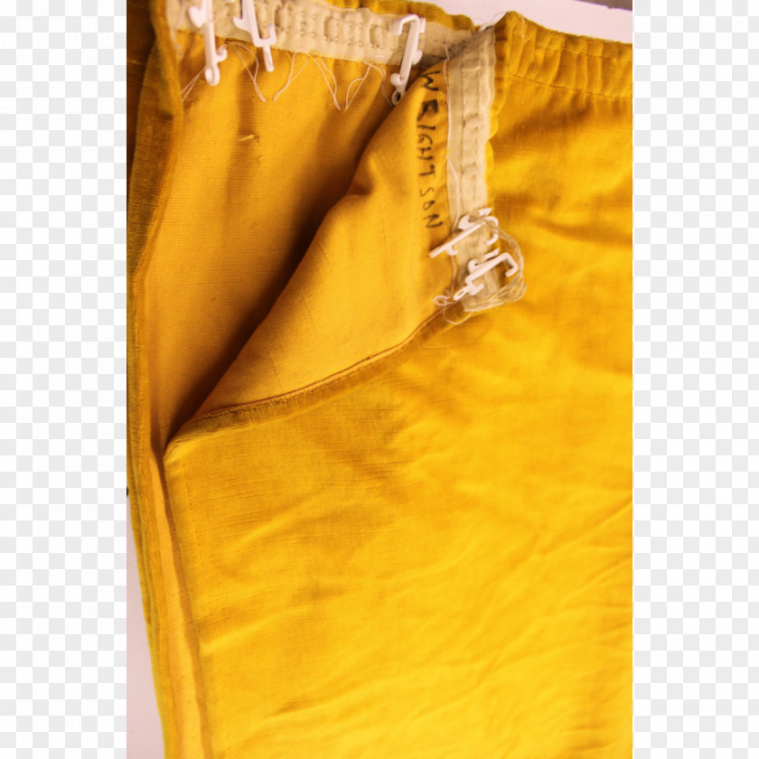 Yellow Curtain Silk Material PNG