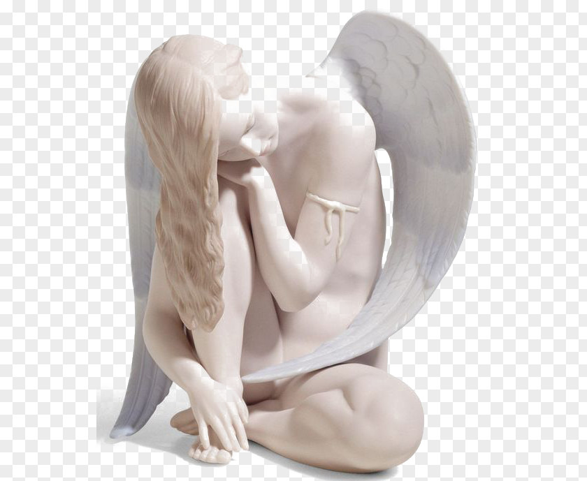 Angel Statue Lladrxf3 Figurine Porcelain Collectable PNG