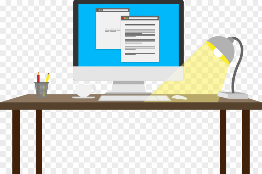 Office Tables Table Article Writing Desk Desktop Computer PNG