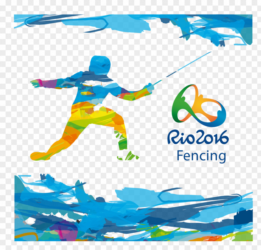 Rio 2016 Olympic Games Summer Olympics De Janeiro Fencing Symbols Sport PNG