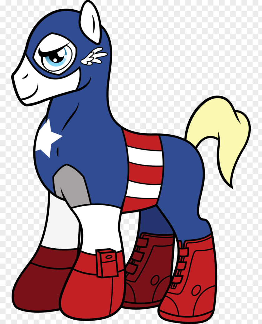 Captain Vector Pony America Thor Iron Man Clip Art PNG