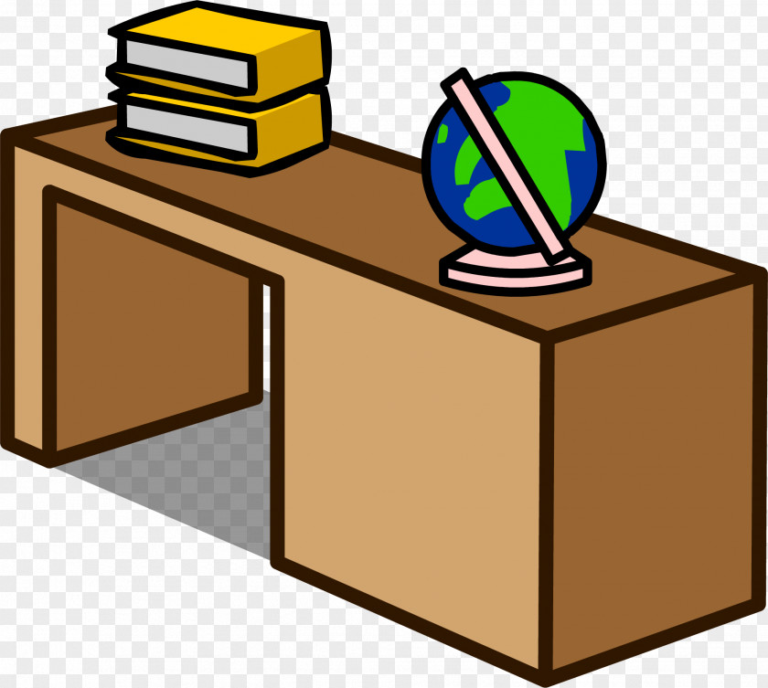 Desk Clipart Club Penguin Table Office & Chairs Clip Art PNG