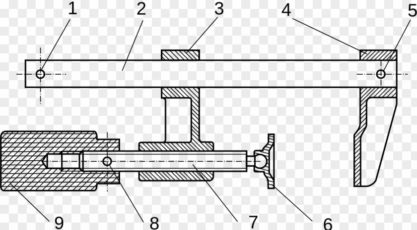Goupille Technical Drawing Dessin D'ensemble Linkage Clamp PNG