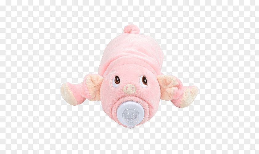 Pig Baby Bottles Stuffed Animals & Cuddly Toys Infant PNG