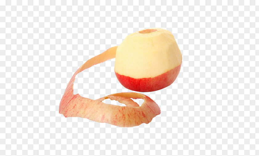 Apple Skin Cut In Half Peel Fruit PNG