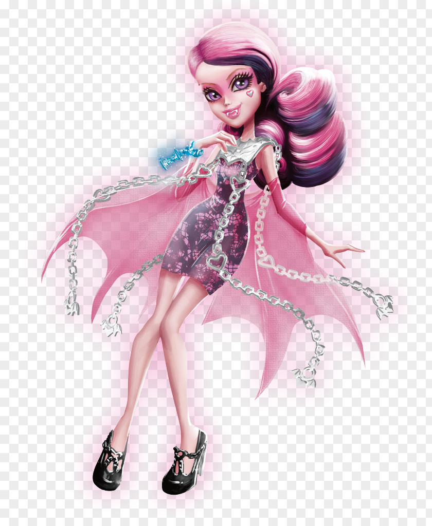 Doll Monster High: Haunted High Draculaura PNG