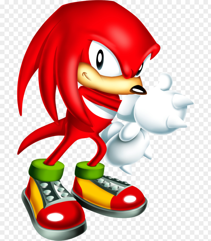 Sonic The Hedgehog 2 Knuckles Echidna & Mania Chaos PNG