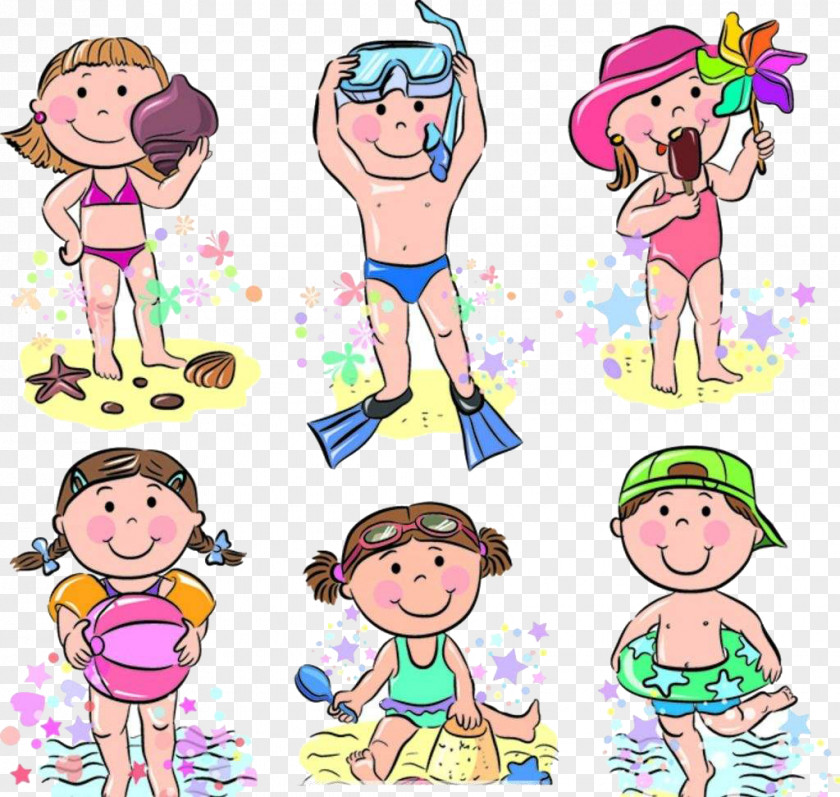 Swimming Children Child Drawing Royalty-free Clip Art PNG