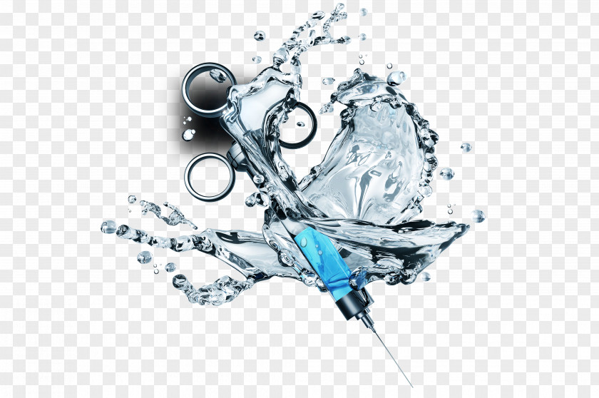 Syringe Ultrapure Water Hyaluronic Acid PNG