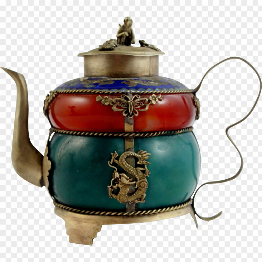 Kettle Teapot Cobalt Blue Tennessee PNG