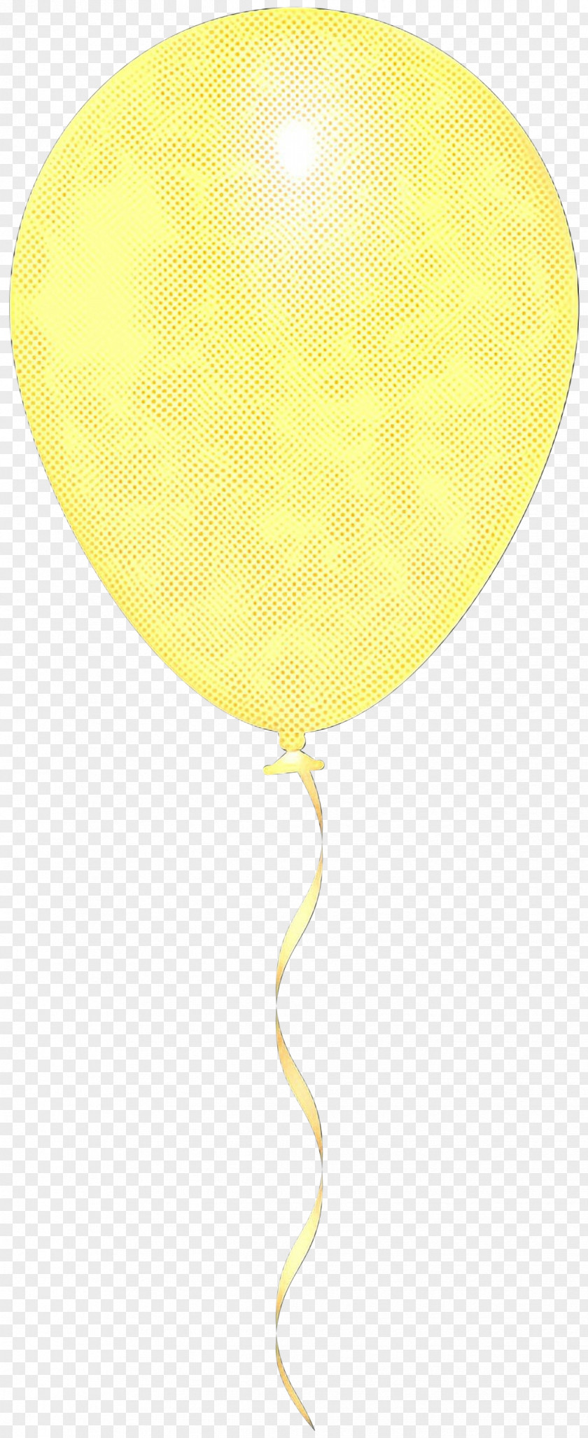 Party Supply Yellow Balloon Cartoon PNG