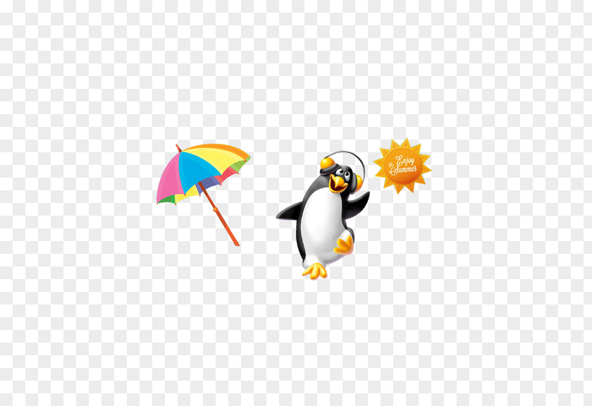 Penguin Parasol Umbrella PNG