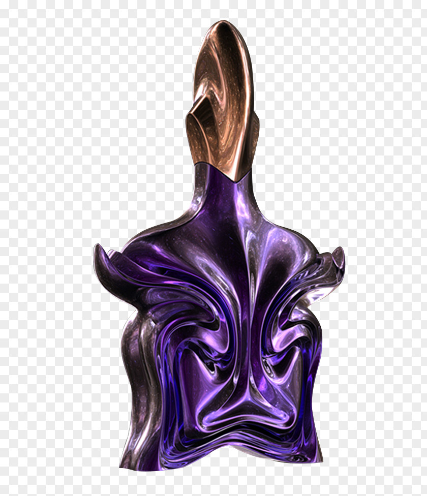 Purple Perfume Bottle Ladies Icon PNG