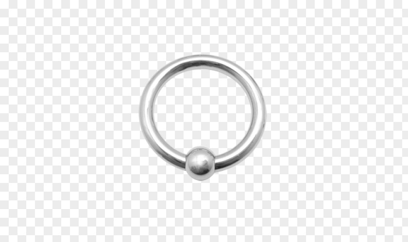 Ring Earring Surgical Stainless Steel PNG