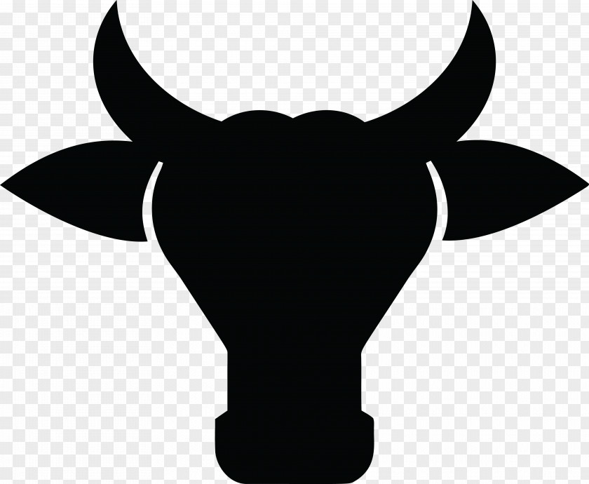 Silhouette Angus Cattle Beef Clip Art Vector Graphics PNG
