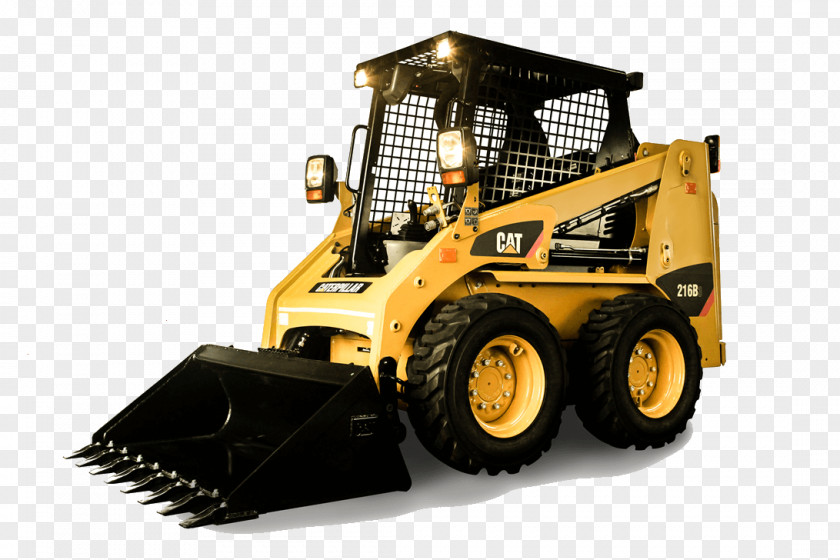 Skid Steer Caterpillar Inc. Skid-steer Loader Tracked Heavy Machinery PNG