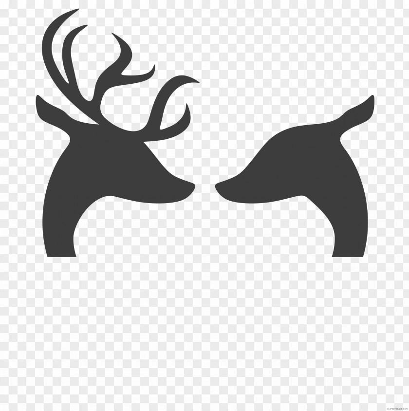 Deer White-tailed Moose Reindeer Clip Art PNG