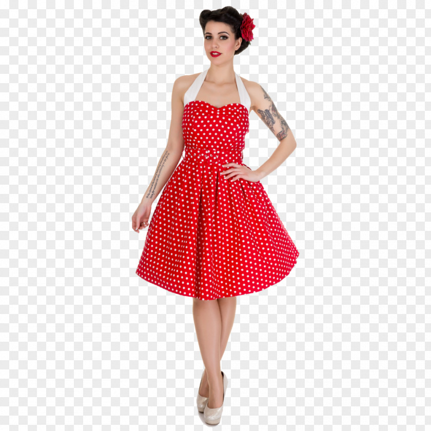 Dress 1950s Rockabilly Petticoat Vintage Clothing PNG