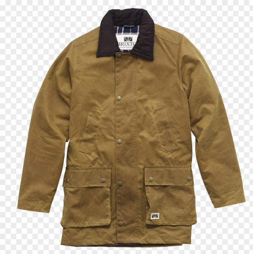 Jacket Waxed Cotton BRIXTOL TEXTILES Coat PNG