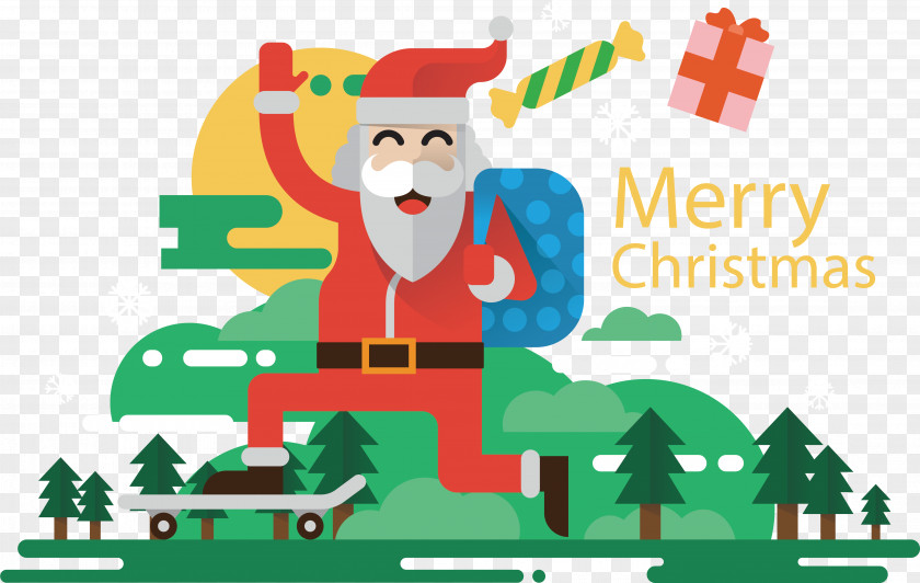 Santa Claus Who Gives Gifts Christmas Ornament Gift PNG