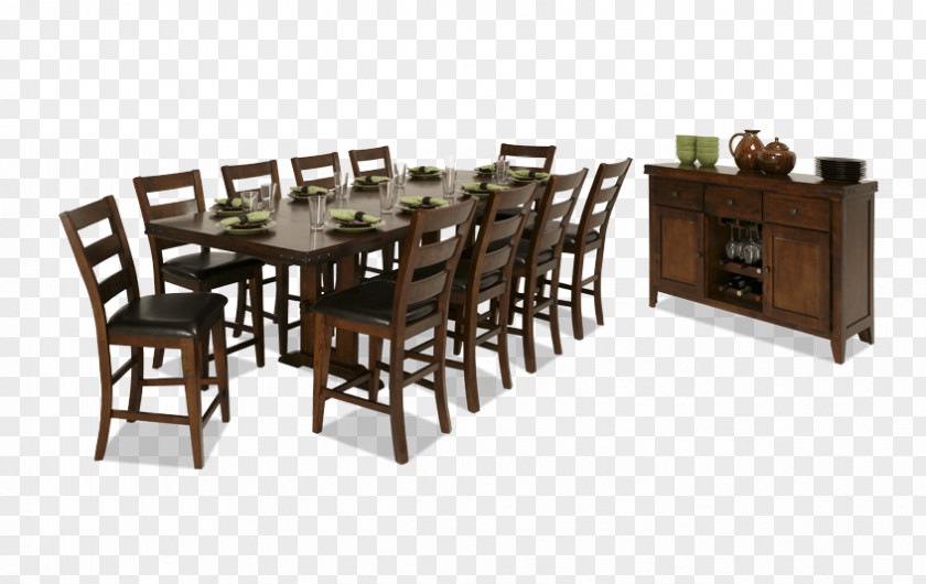 Table Dining Room Bob's Discount Furniture Matbord PNG