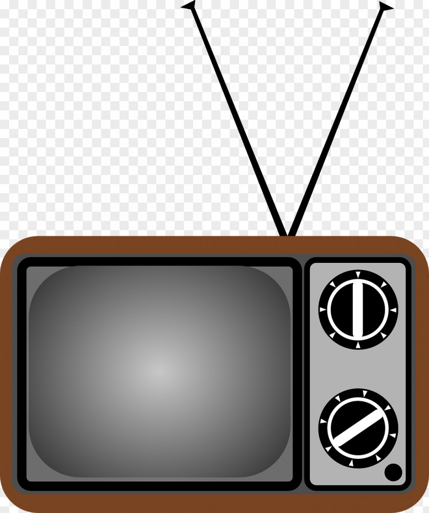 Vintage TV Television Free-to-air Clip Art PNG