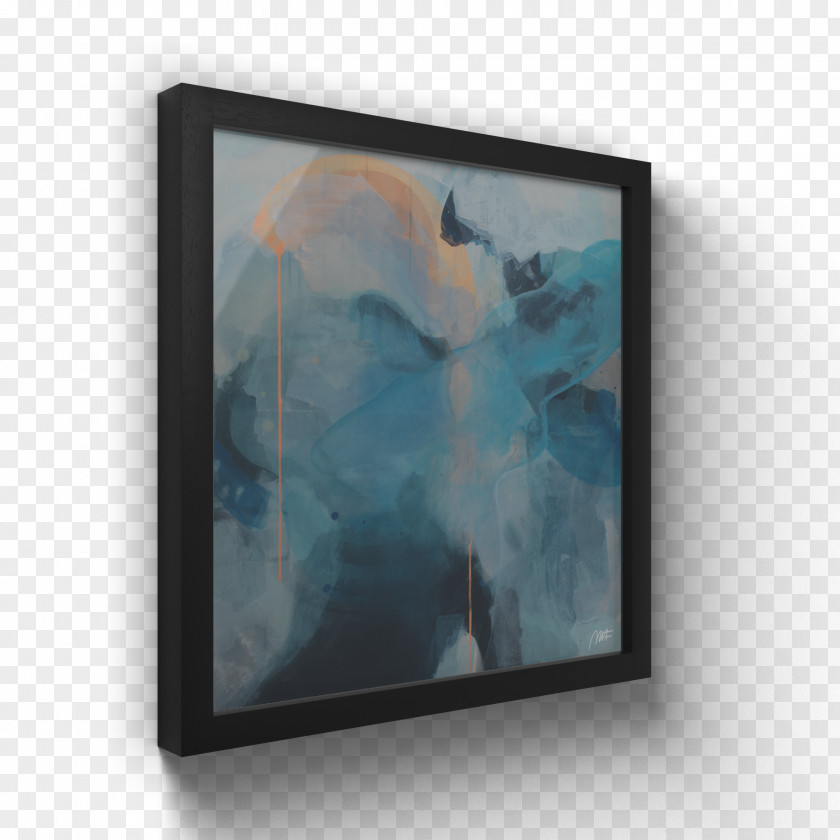 City Watercolor Modern Art Display Device Multimedia Picture Frames PNG