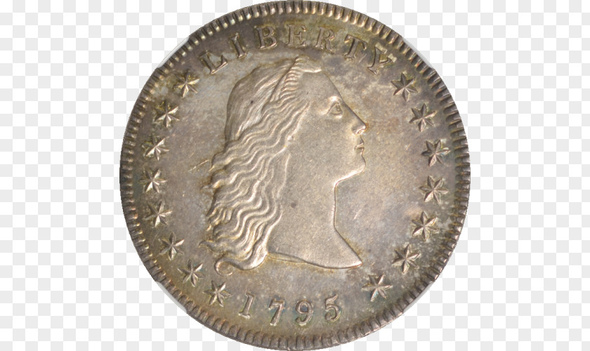 Dollar Coin Silver Copper Token PNG