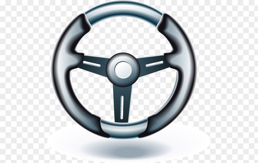 Hand-painted Pattern Steering Wheel Car Royalty-free Illustration PNG