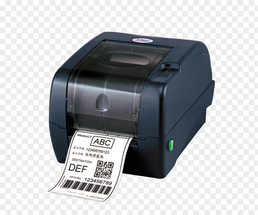Printer Barcode Label Thermal-transfer Printing Dots Per Inch PNG