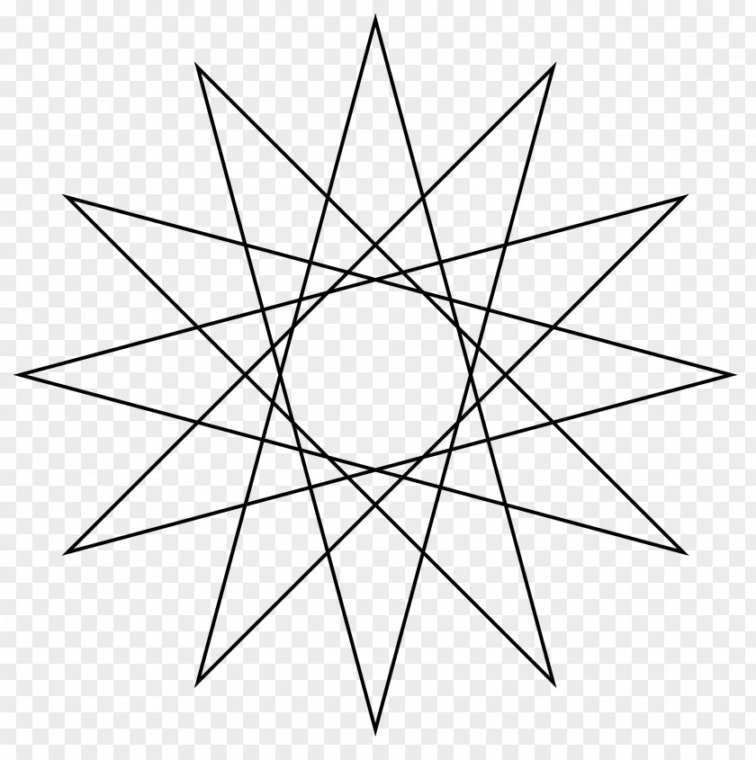 Star Polygon Regular Geometry PNG