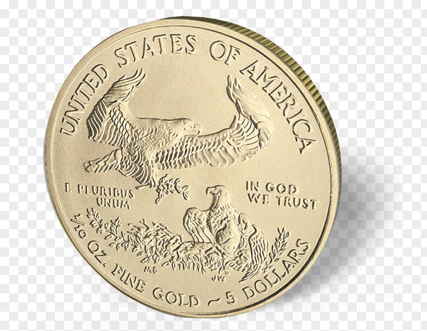 Eagle American Gold Coin Money PNG