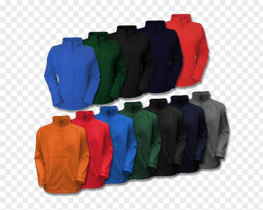 Fruit Of The Loom Cobalt Blue Plastic Jacket PNG