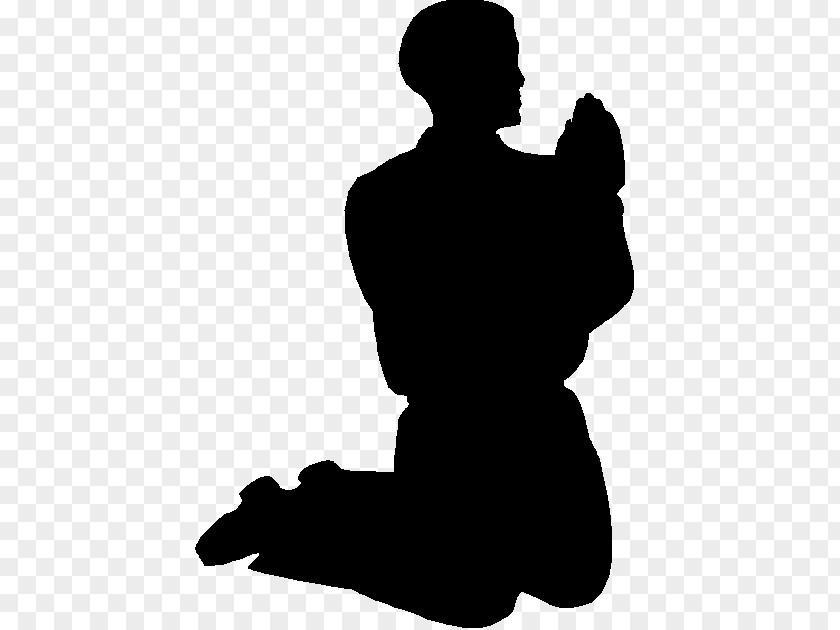 Kneeling Sitting Silhouette PNG