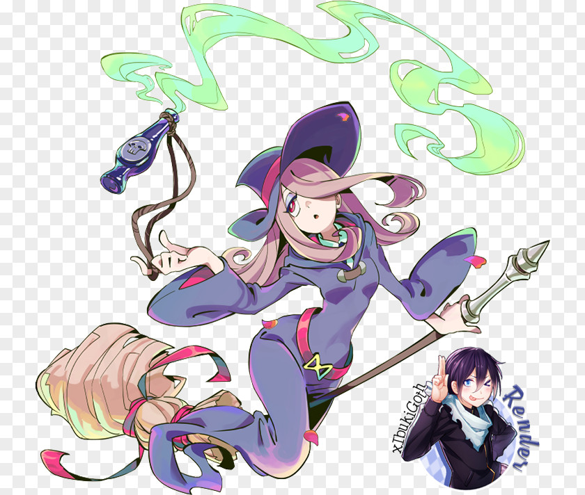 Little Witch Academia Akko Sucy Manbavaran Diana Cavendish Image Witchcraft PNG