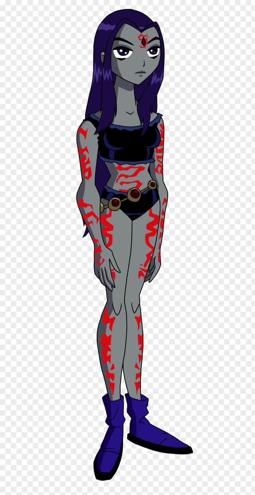 Raven Birthmark Cyborg Beast Boy Starfire PNG