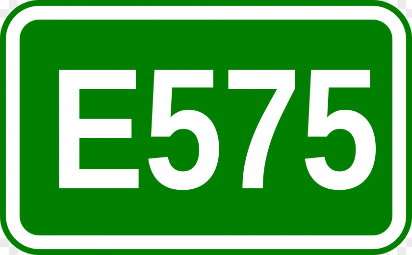 Road European Route E574 E575 E578 E579 International E-road Network PNG