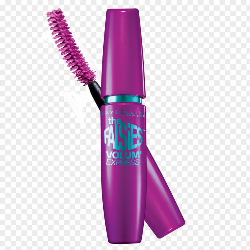 Tiki Maybelline Volum' Express The Falsies Washable Mascara Eyelash Cosmetics PNG