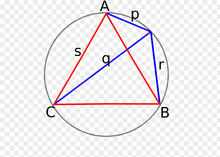 Triangle Equilateral Ptolemy's Theorem Polygon PNG