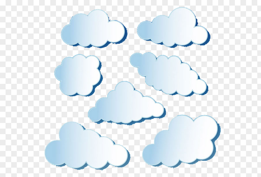White Paper Clouds Vector Cloud Vecteur PNG
