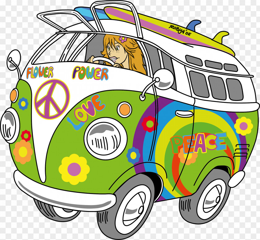 Blog Car Volkswagen Type 2 Bus Hippie PNG